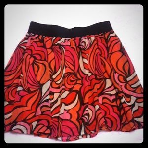 60's Pattern Circle Skirt-Mossimo